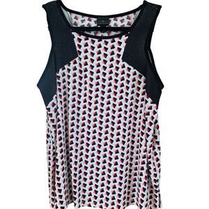 WORTHINGTON Tank Top Shirt with Geometric design